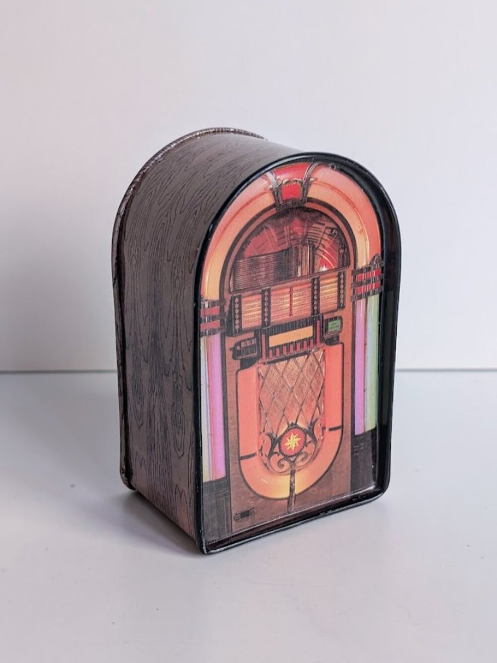 intage Replica Juke Box Tin Money Bank Coin Bank With Key